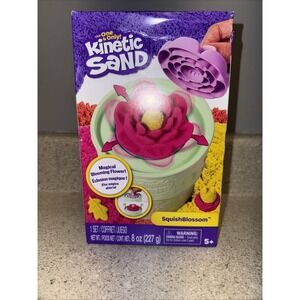 Kinetic Sand SquishBlossom Flower Playset 8 Oz Magical Blooming Flower NEW